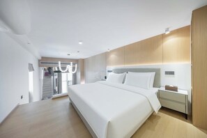 Familjeduplex - utsikt mot staden