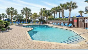Indoor pool, a heated pool - Beach Colony Oceanfront w/ Indoor & Outdoor Pools (Myrtle Beach)