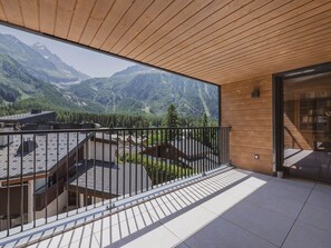 Property grounds - Spacious penthouse with mountain view - 8 guests (Argentière)