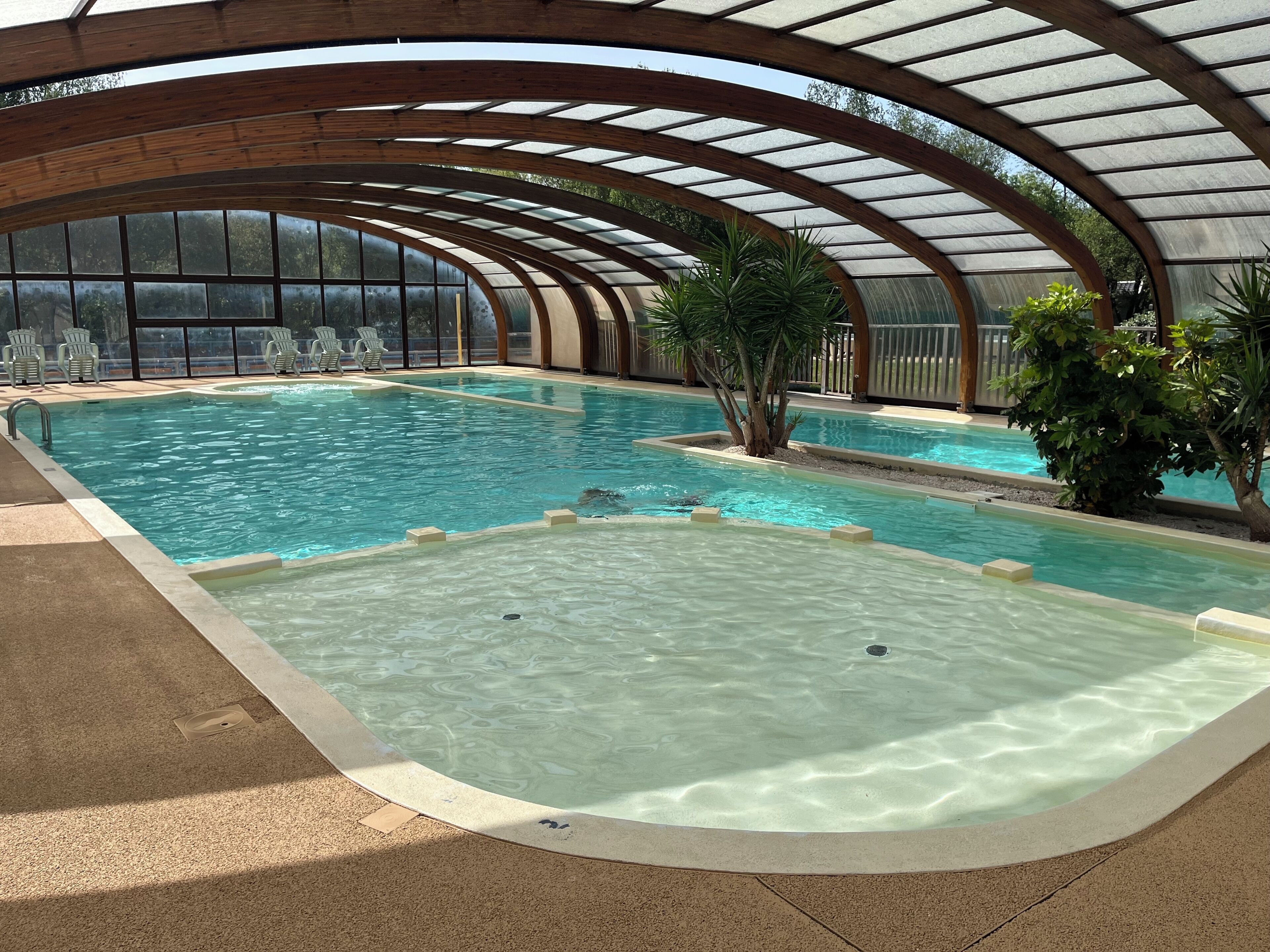 Indoor pool, outdoor pool