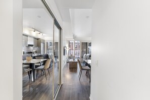 Interior - Bright & Comfortable 2BR Stay with Sofa Bed. Close to Everything! (Toronto)