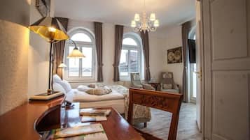 Doppia Deluxe, balcone, vista città