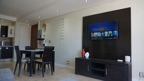 Apartment, 2 Bedrooms, Balcony | Living room - Seaside Apartment at Big Bay Beach (Cape Town)