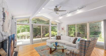 NEW! Lost and Found Forest: Unique Mid-Century Modern Home with Tons of Character! Only 4.5 Miles from Arcadia Bluffs Golf Course!