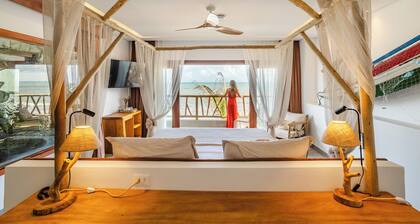 Beachfront retreat in Preá, with pool, rooftop, massage room and gym.