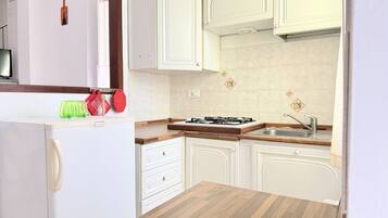 Fridge, dishwasher