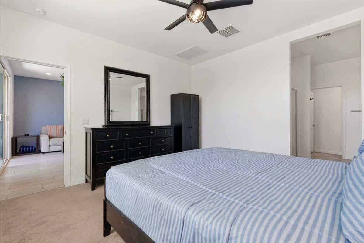2 bedrooms, iron/ironing board, travel crib, free WiFi