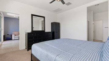 2 bedrooms, iron/ironing board, travel crib, free WiFi