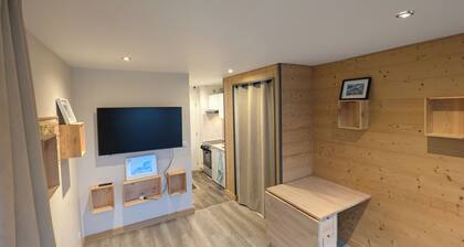 Your cozy retreat in Tignes—peace, comfort, and the mountains