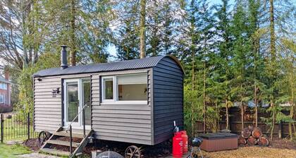 A lodge/cabin that sleeps 2 guests in 1 bedroom
