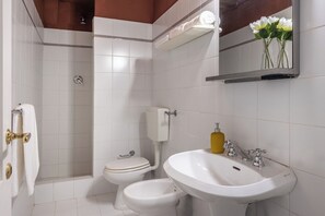Dusche, Haartrockner, Bidet