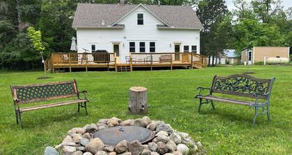 Farmhouse on 11th Crow Wing Lake w/ Dock