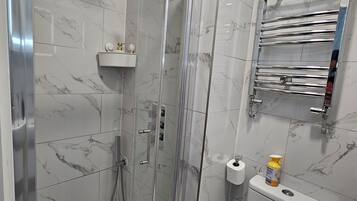 Towels, soap, toilet paper