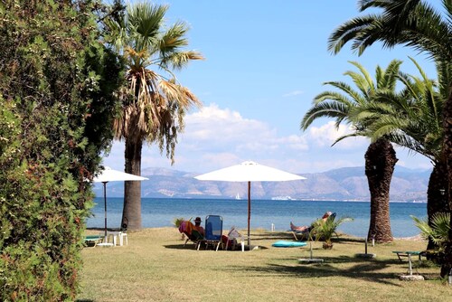 Serene studio with AC in lovely Lefkimmi Corfu