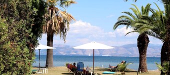 Serene studio with AC in lovely Lefkimmi Corfu