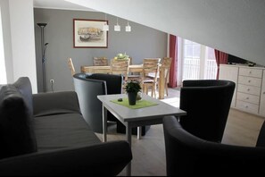 Smart TV, stereo - Ferienwohnung in Orth auf Fehmarn (Orth)