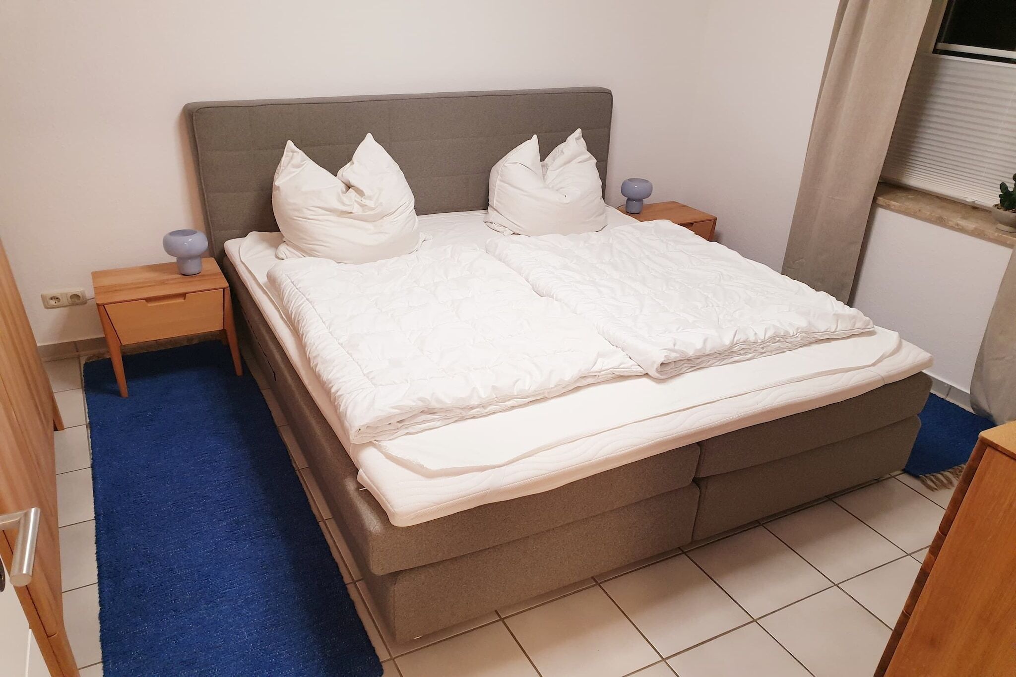 1 makuuhuone, vuodevaatteet