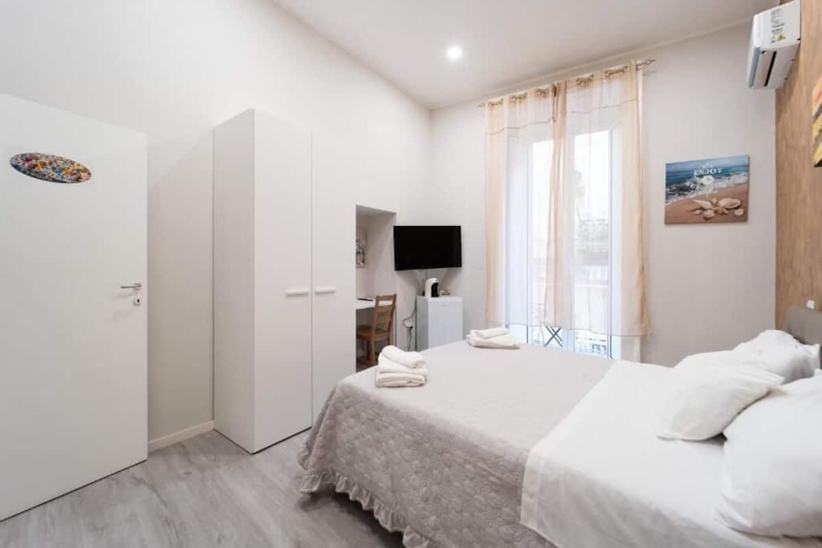 Comfort-dobbeltværelse - balkon - byudsigt