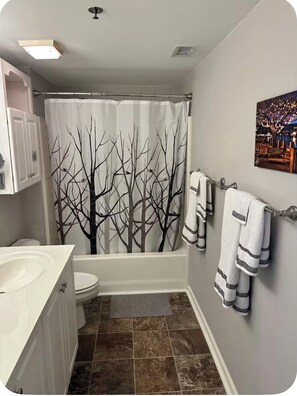 Bathroom - Fantastic views in historic downtown Wilmington (Wilmington)