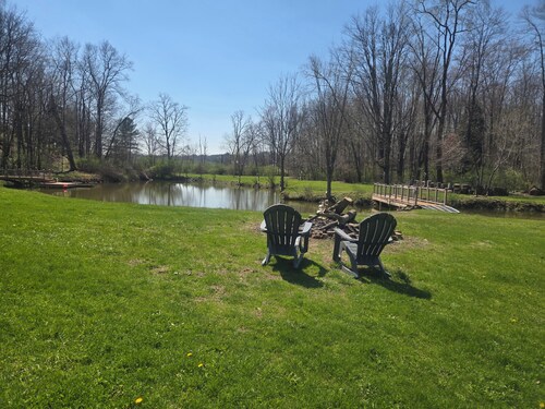 Fishing spot, 1-bedroom B&B lower guesthouse in Poland w/hot tub