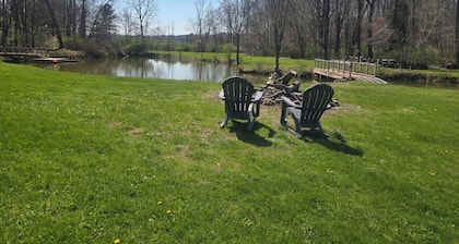 Fishing spot, 1-bedroom B&B lower guesthouse in Poland w/hot tub