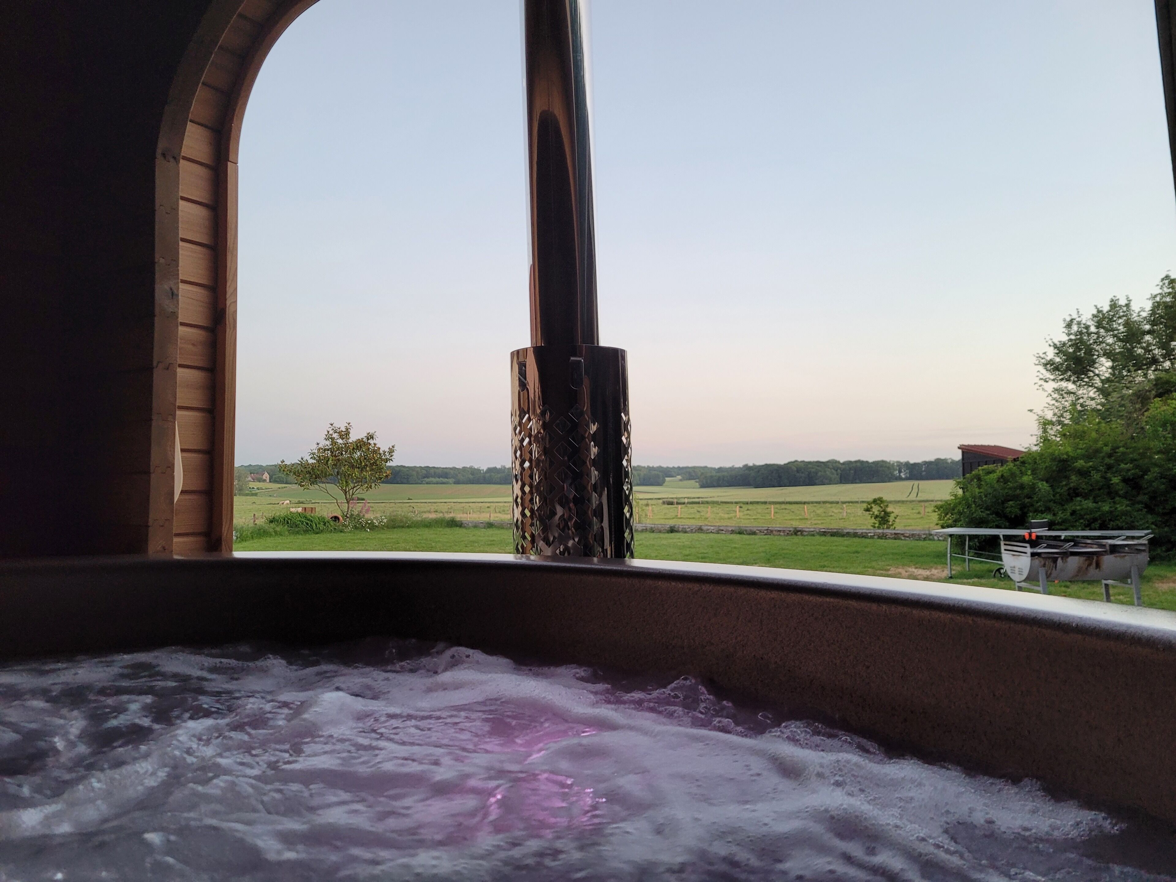 Baignoire à remous extérieure