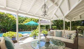 Villa, 4 Bedrooms, Private Pool, Garden View | Terrace/patio - Royal Westmoreland Lonetrees - by Zenbreak (Westmoreland)