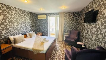 Classic dubbelrum - balkong - utsikt mot staden