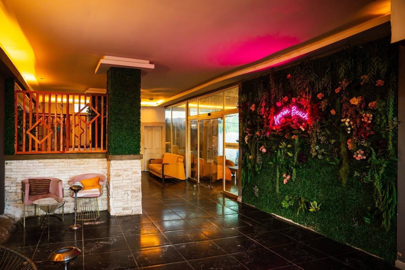 Lobby sitting area