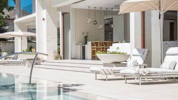 Villa, 6 Bedrooms, Private Pool, Garden View | Terrace/patio