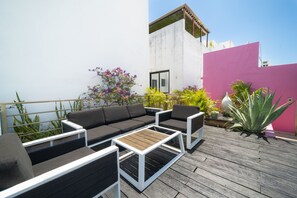 Terrace/patio - 2 Bedroom Condo with Rooftop Pool (Playa del Carmen)
