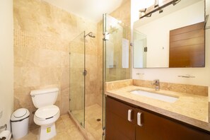Shower - 2 Bedroom Condo with Rooftop Pool (Playa del Carmen)