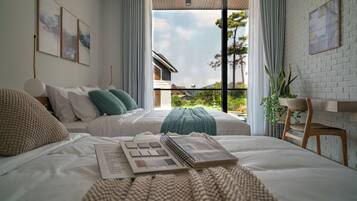Deluxe Quadruple Room, Balcony, Courtyard View | Courtyard view