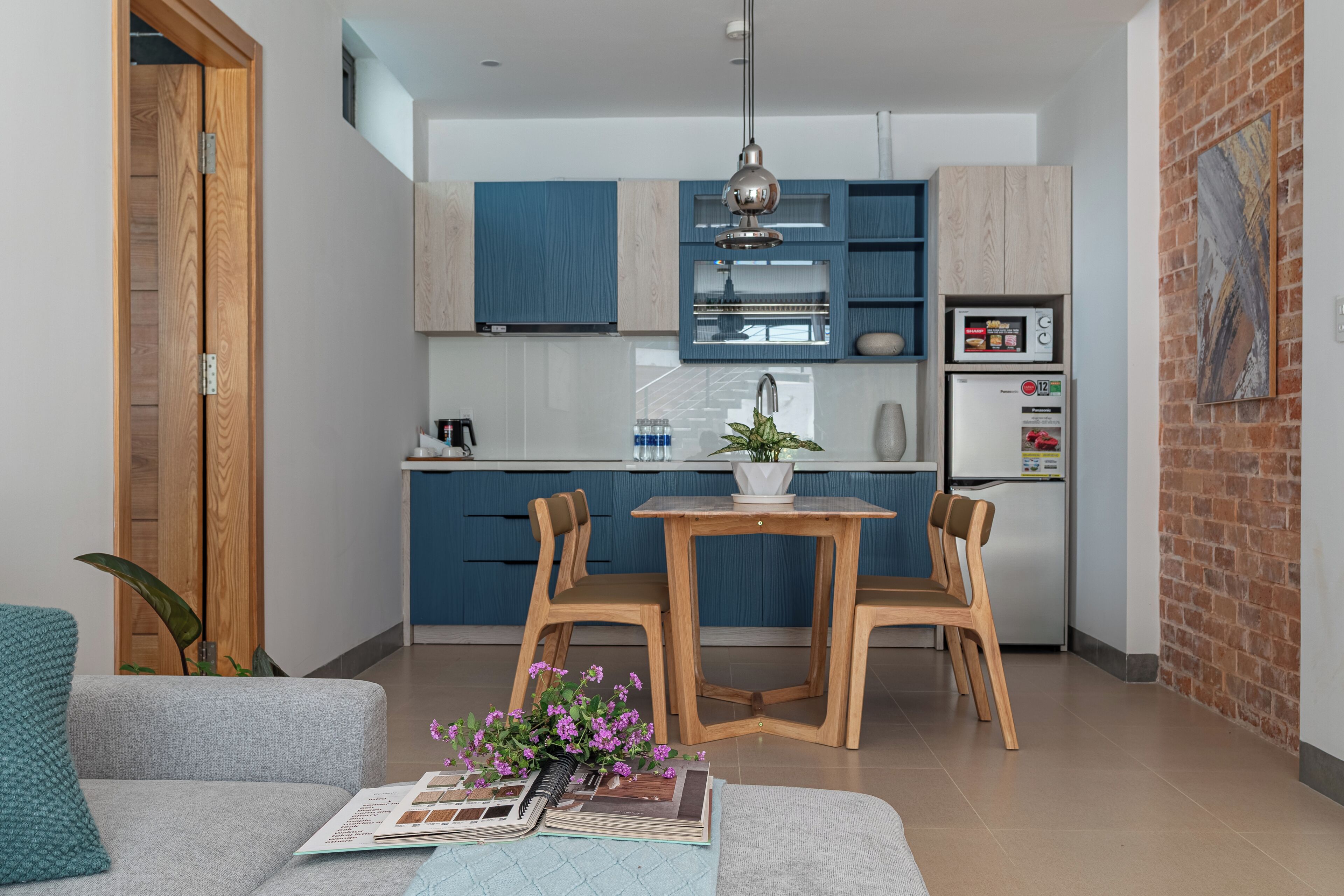 Deluxe Apartment, Courtyard View | Living area | 43-inch Smart TV with digital channels