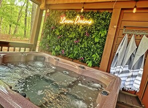 Idromassaggio all'aperto