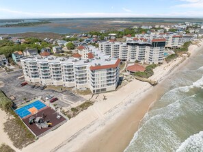 Exterior - Shark Tooth Cove: Oceanfront + Pools | Sleeps 8 (North Topsail Beach)