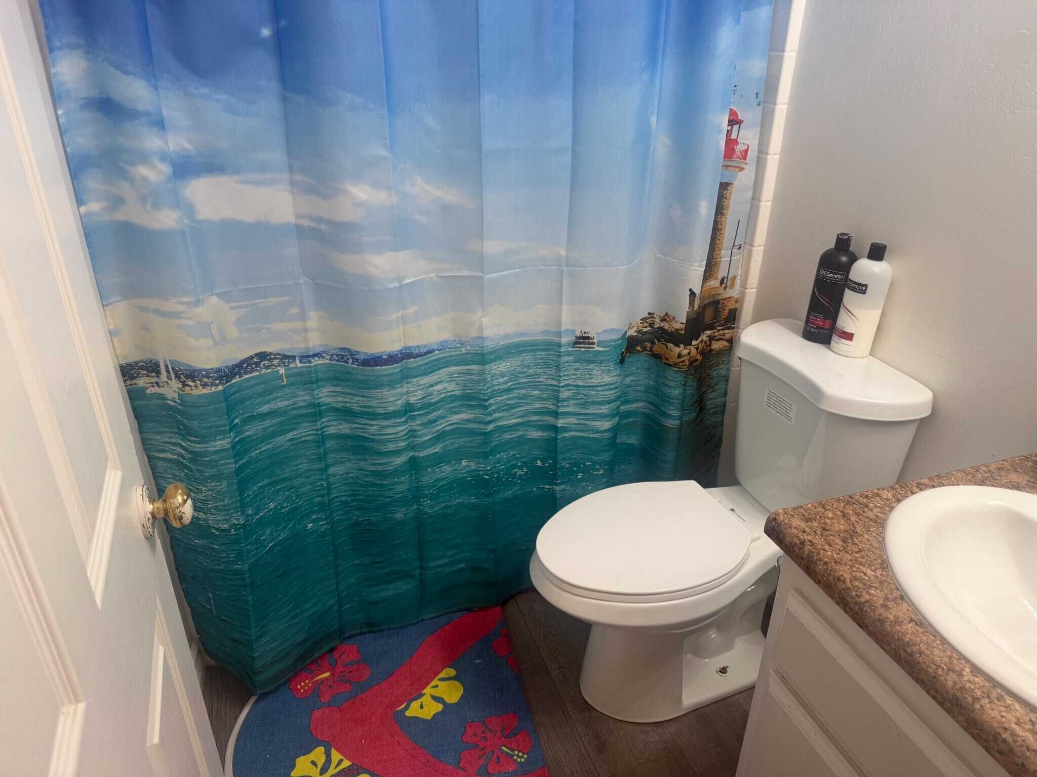 Towels, soap, toilet paper