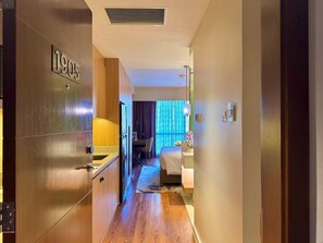 Iron/ironing board, bed sheets - Xeltran Elegant Suite Rockwell View (Mandaluyong City)