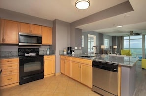 Cookware/dishes/utensils - Ocean View 2BR Coastal Retreat at North Myrtle (North Myrtle Beach)