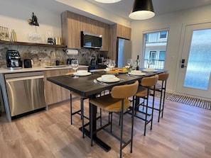 Coffee/tea maker, fridge, microwave, oven - The Station 810 | Downtown | Rooftop Hot Tub (Canmore)