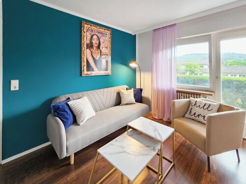 Le Flacon • Ganze Wohnung mit Panorama-Terrasse am Rhein, nahe ZRH & Rheinfall