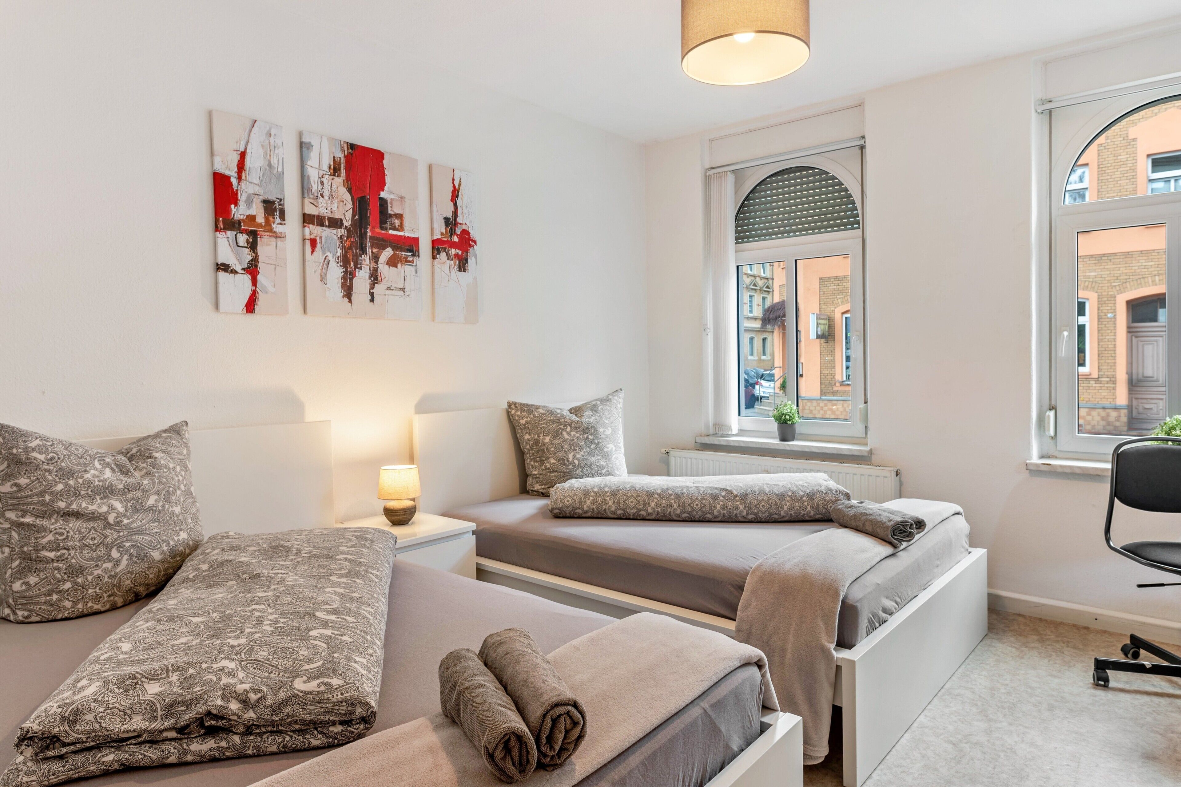 2 chambres, Wi-Fi, literie fournie