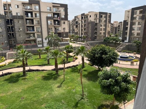 modern luxury apartment garden view near rehab