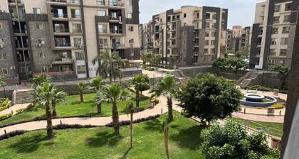modern luxury apartment garden view near rehab