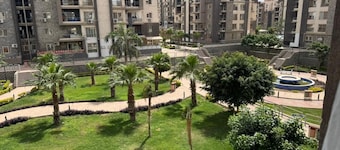 modern luxury apartment garden view near rehab