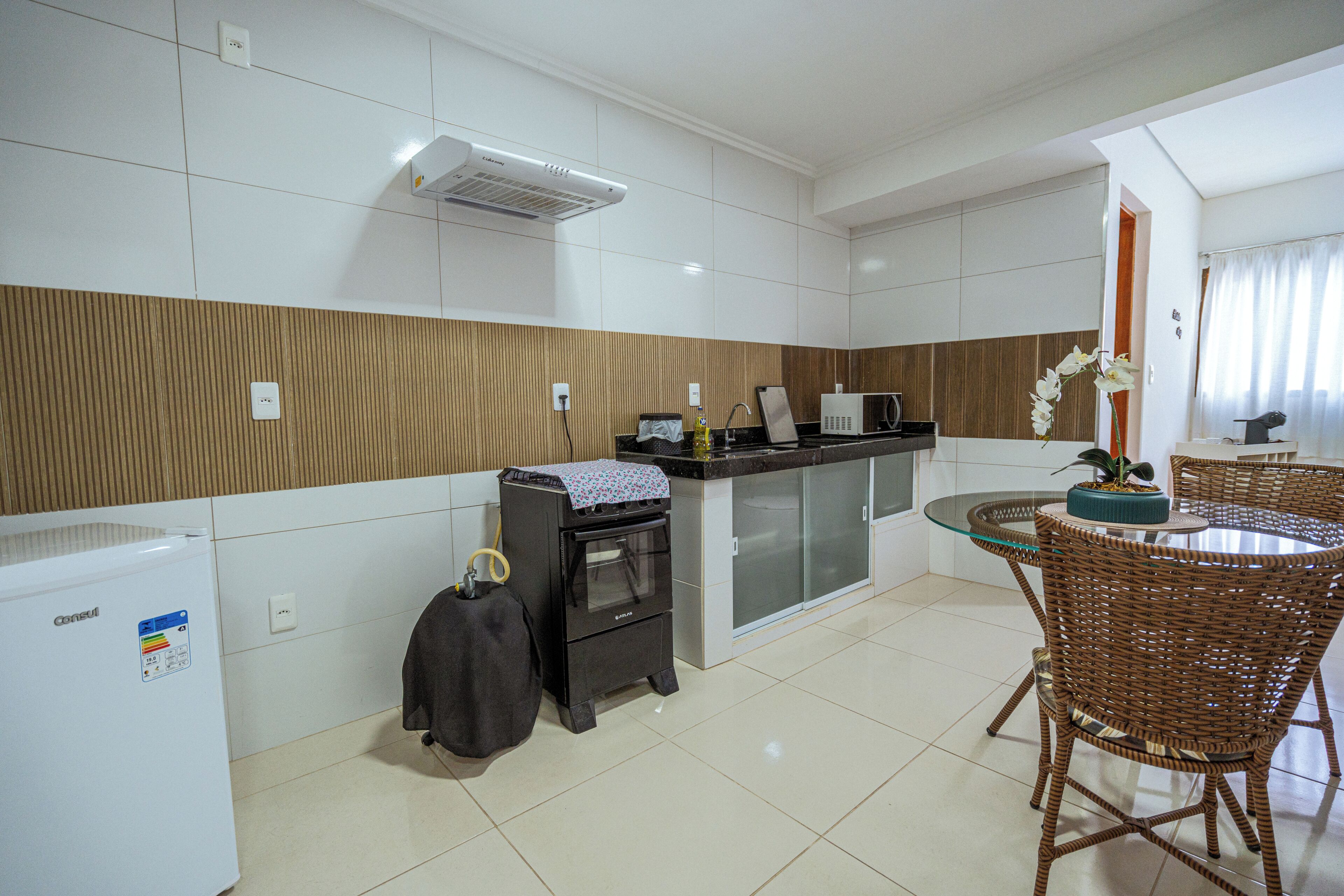 Comfort-Apartment, Klimaanlage, Stadtblick | Eigene Küche