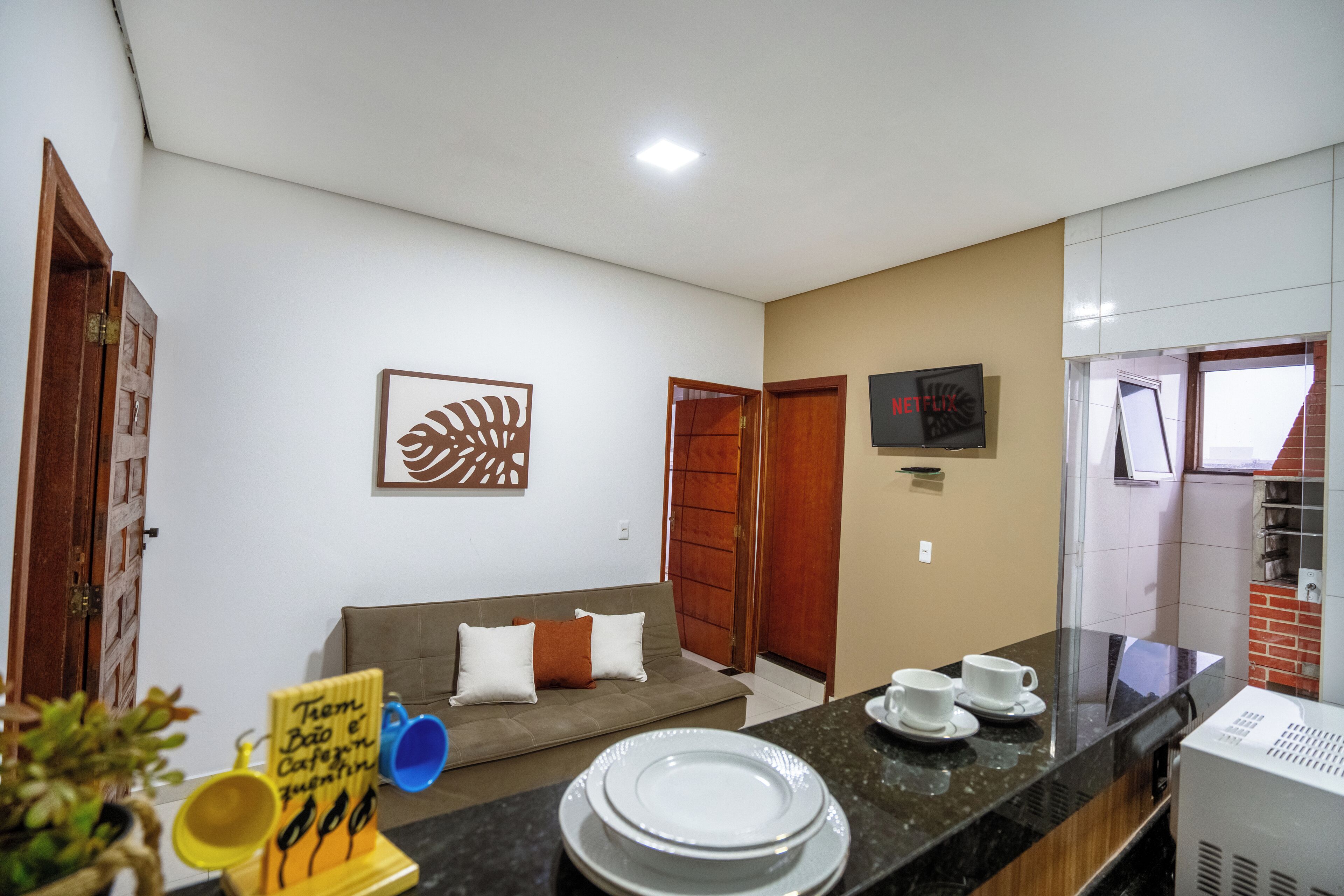 Appartement Confort, balcon, vue ville | Cuisine privée