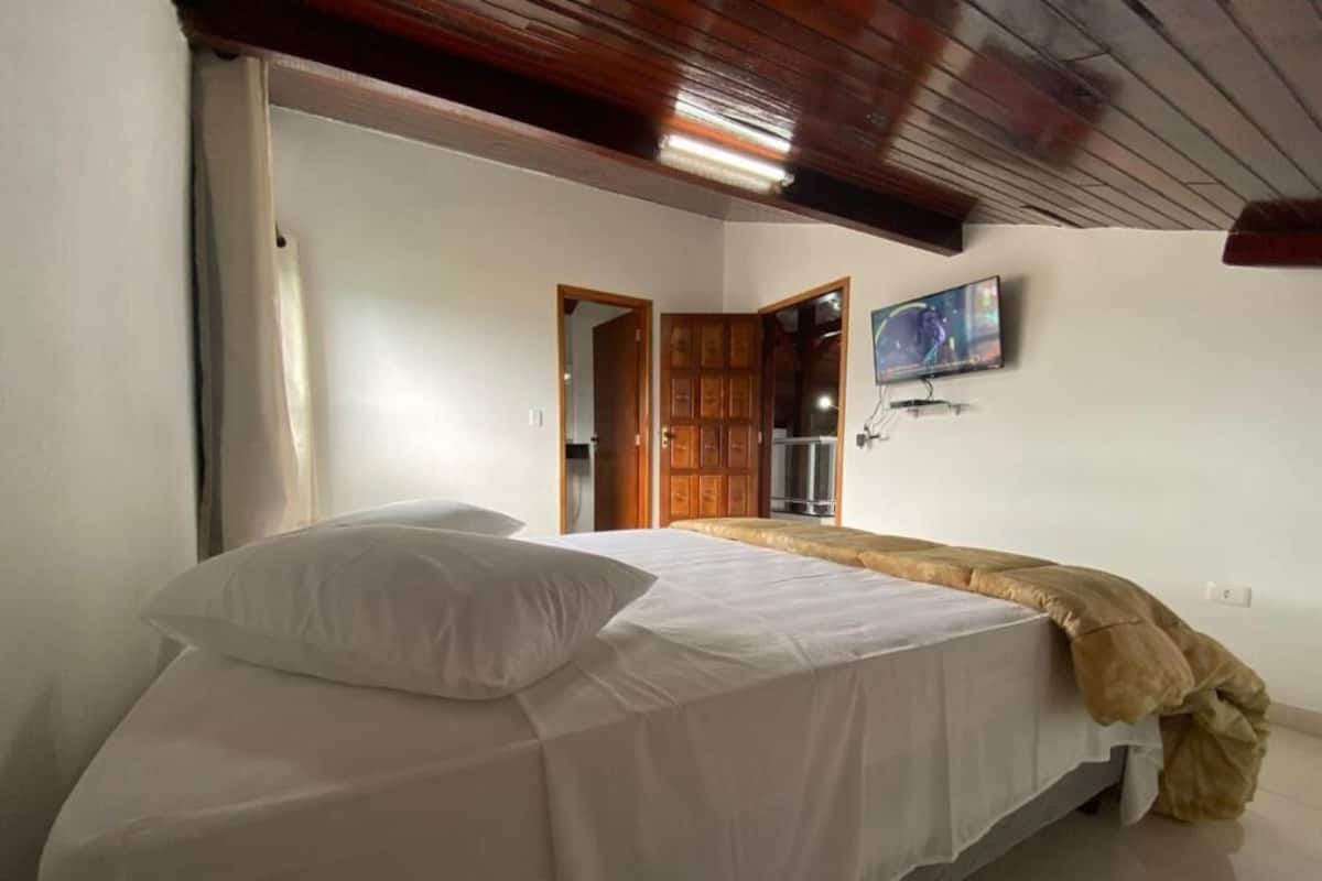 舒适公寓, 阳台, 城市景观