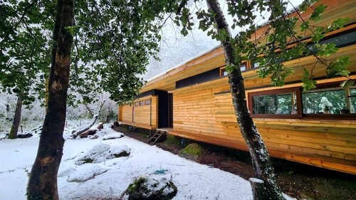Casa Mallín Alto Biobío: nature, mountain, rest in the forest and pet friendly.