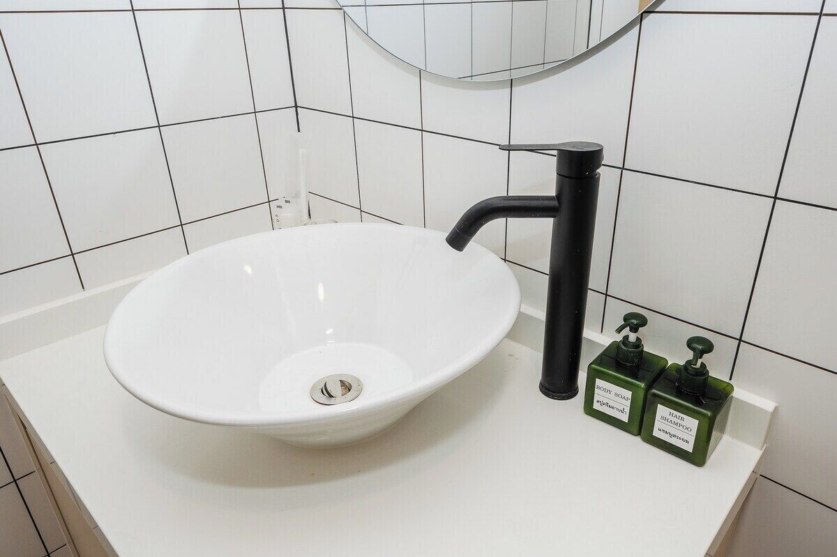 Dusche, Haartrockner, Bidet, Handtücher